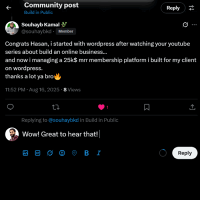 I will buy you out for $10,000