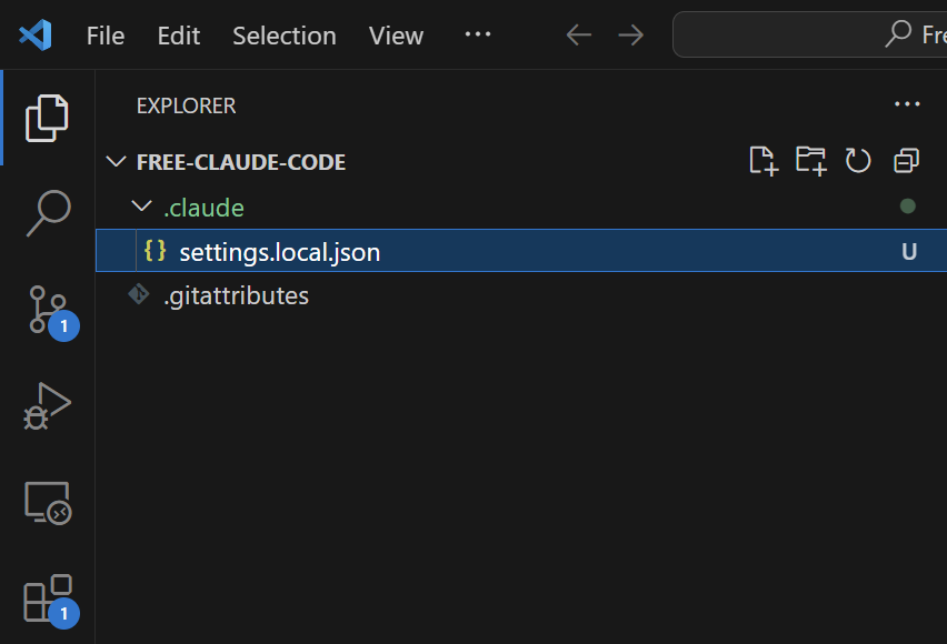 .claude/settings.local.json file in the project root