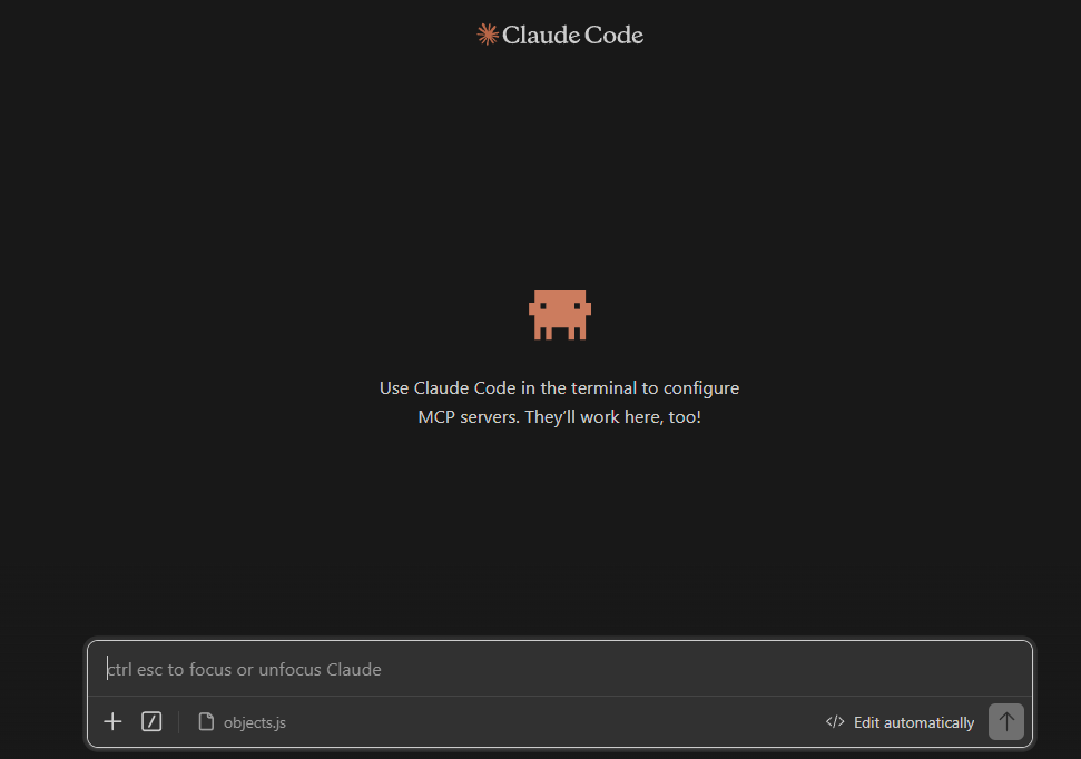 Claude Code running in VS Code
