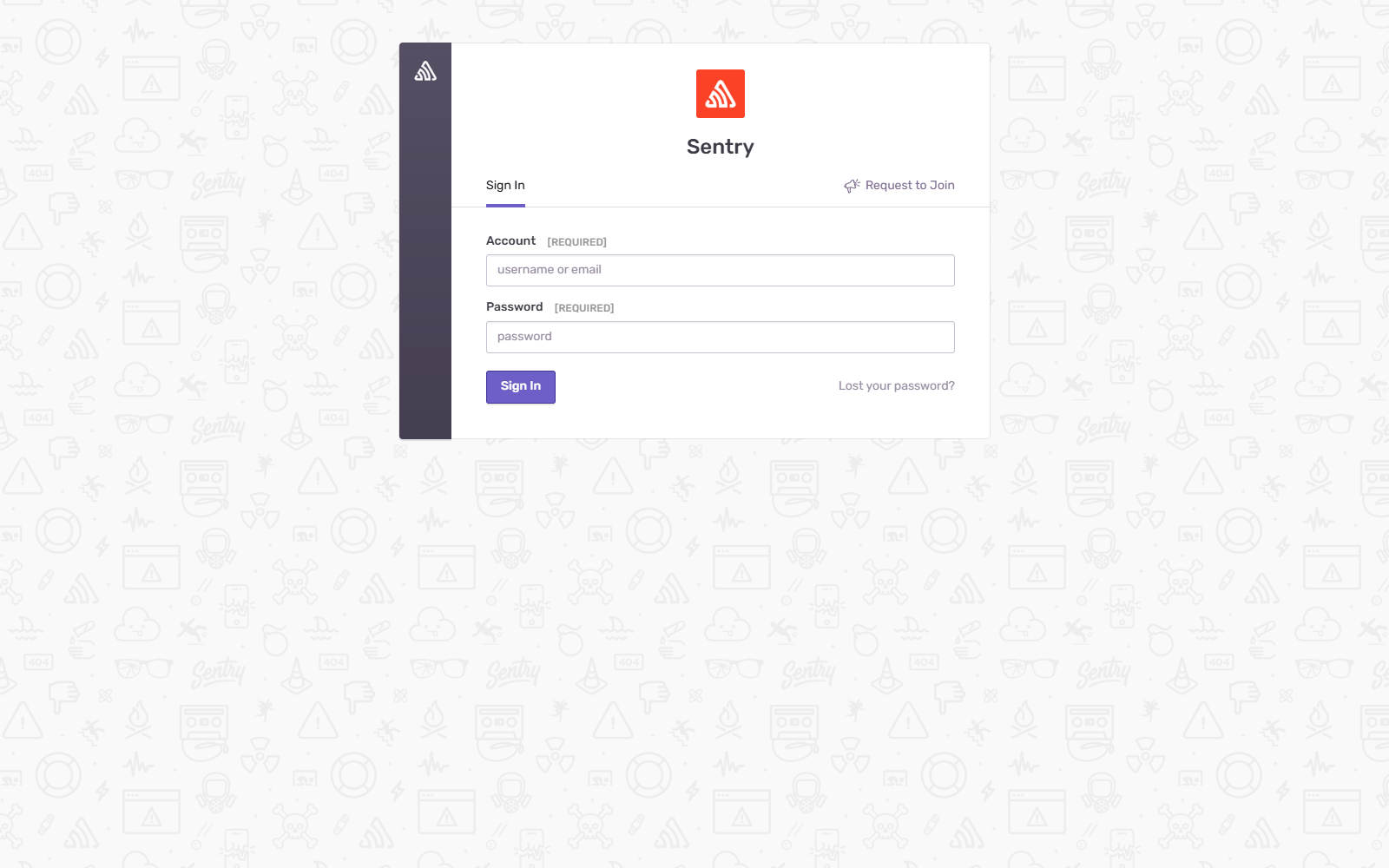 Self-hosted Sentry's login page served over HTTPS on a custom domain
