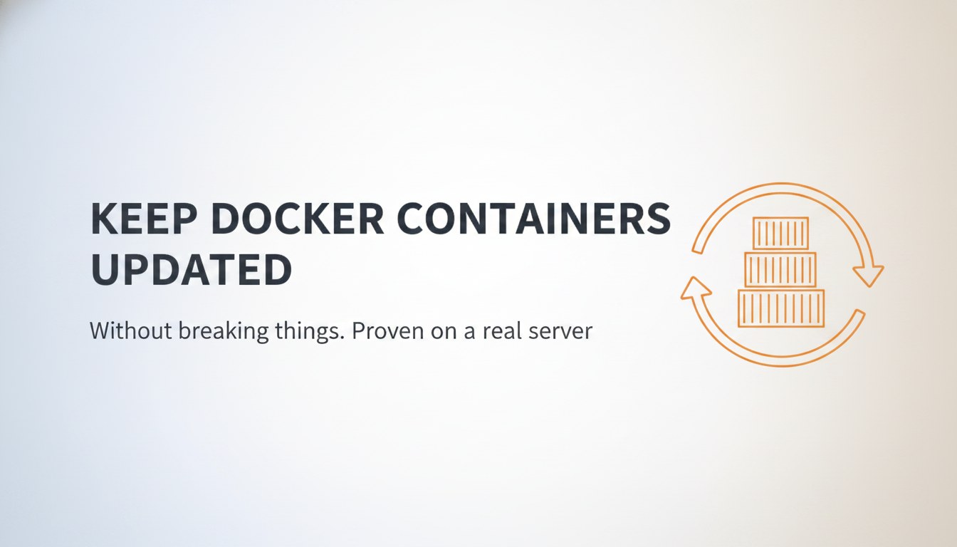 Keep Docker Containers Updated (Without Breaking Things)