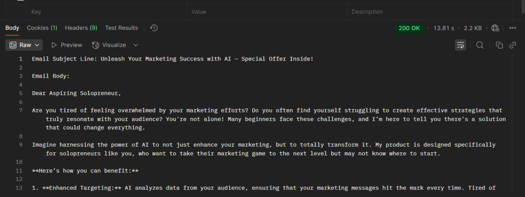 Postman Make.com Webhook Testing