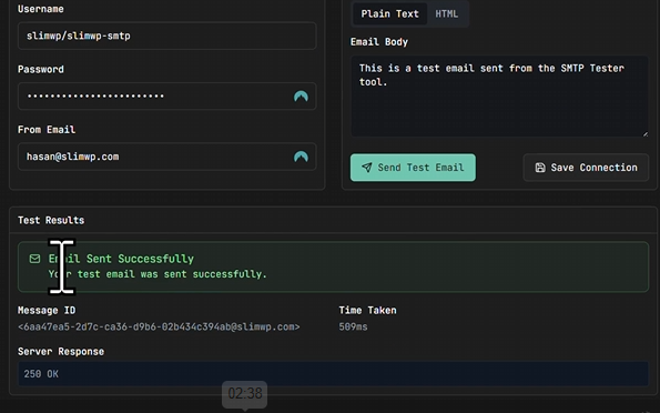Test your postal mail server on powerkit.dev