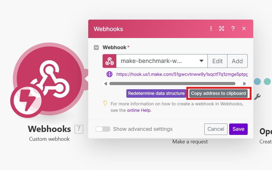 Webhook Make.com