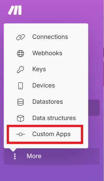 Custom Apps in Make.com